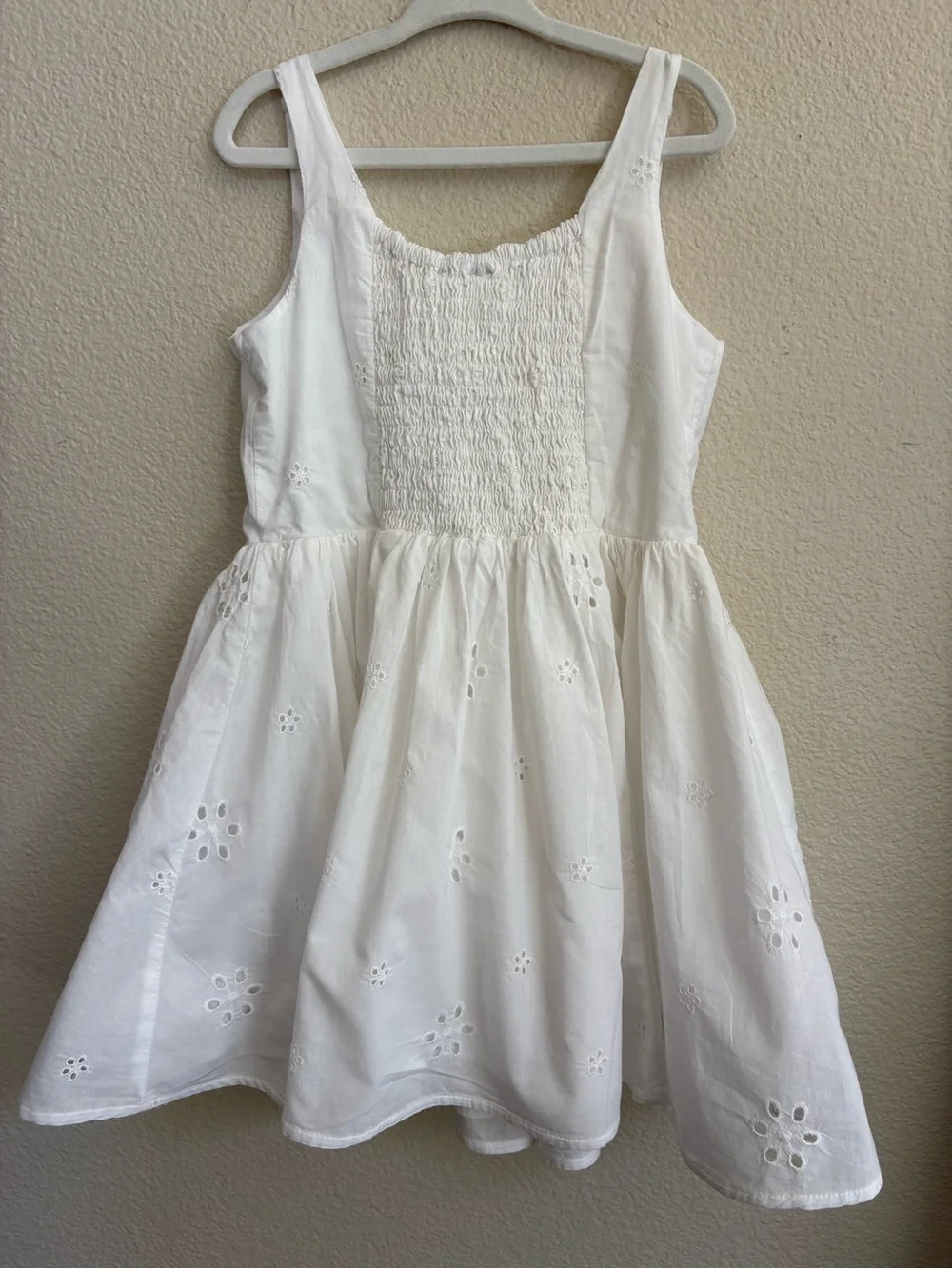 GAP White Eyelet Tank Sundress
